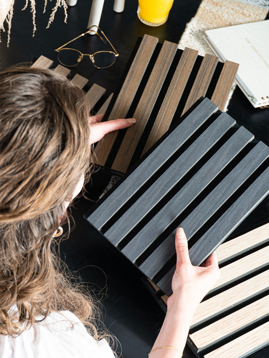 Stalenkit Wandpaneel - Sample Lattenwand