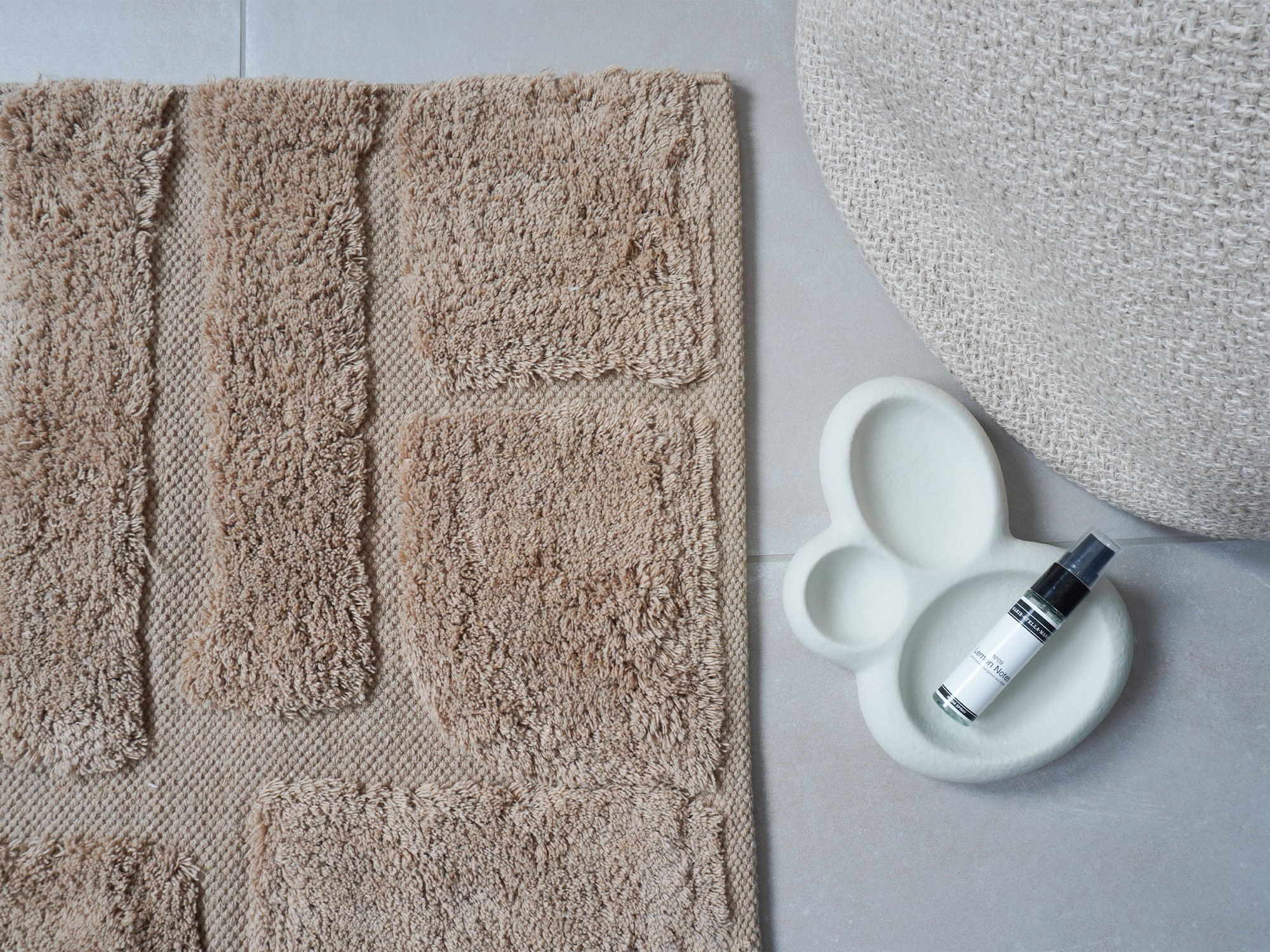 Badmat Bibi - Taupe 60 x 100 cm