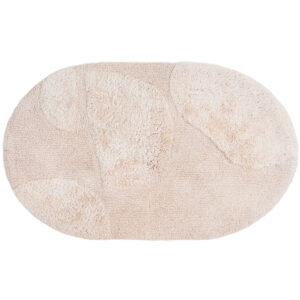 Badmat Boaz - Beige Ovaal 50 x 80 cm