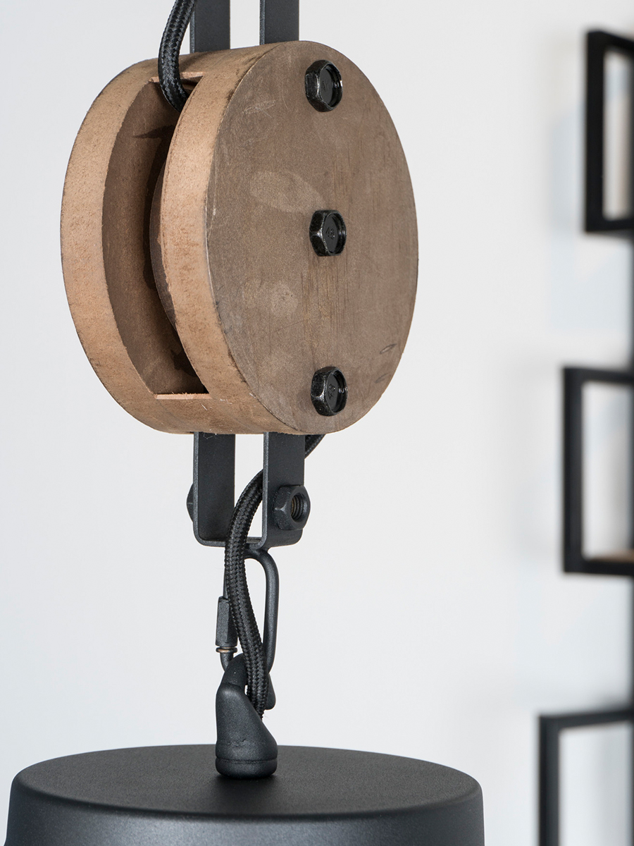 Hanglamp Burns Black