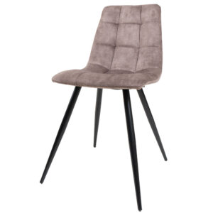 Eetkamerstoel Galgary Taupe 08 - Vintage Velvet