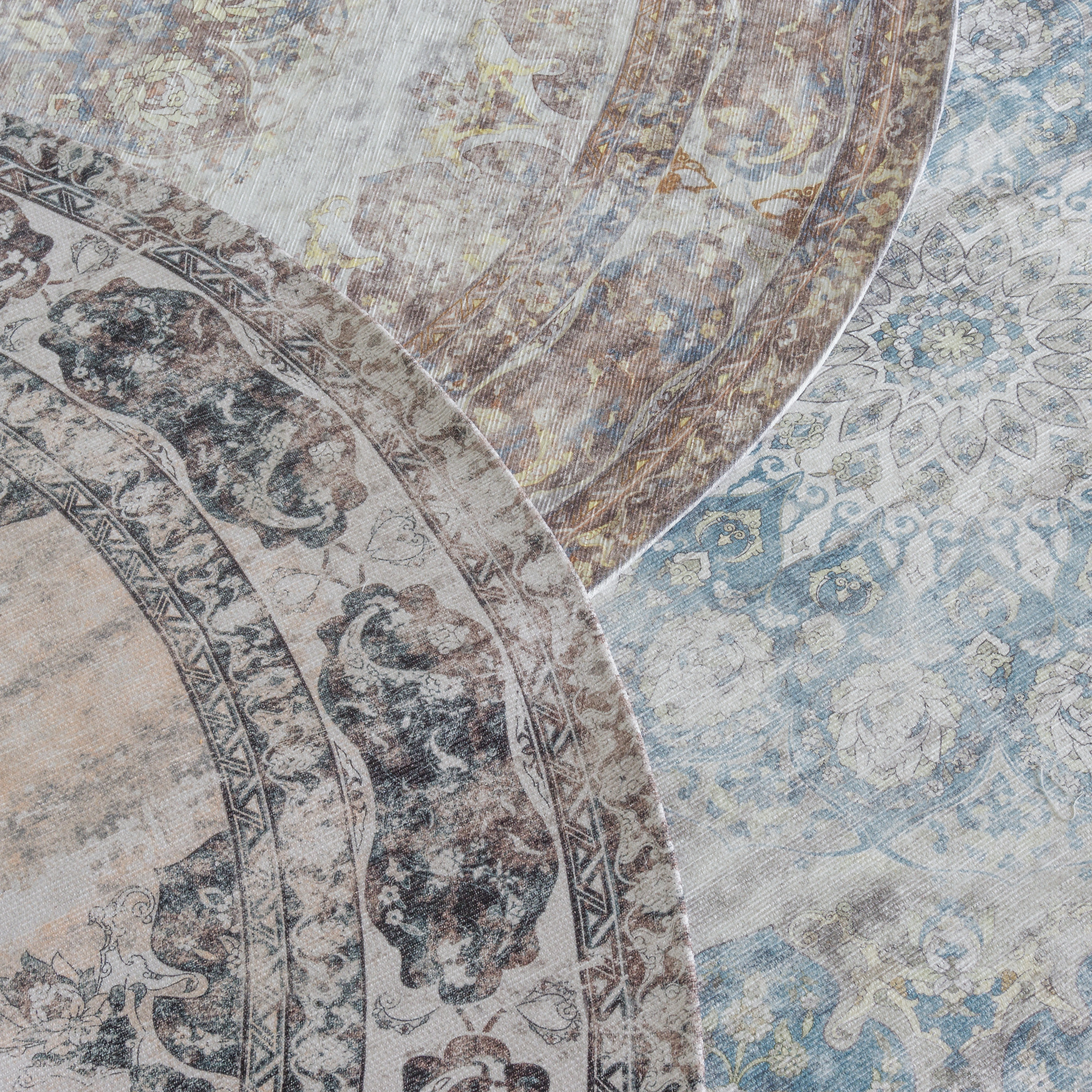 Vloerkleed Viola Antraciet - Rond ø160 cm