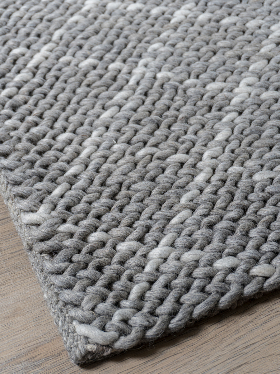 Vloerkleed Tess Grey 160 x 230 cm