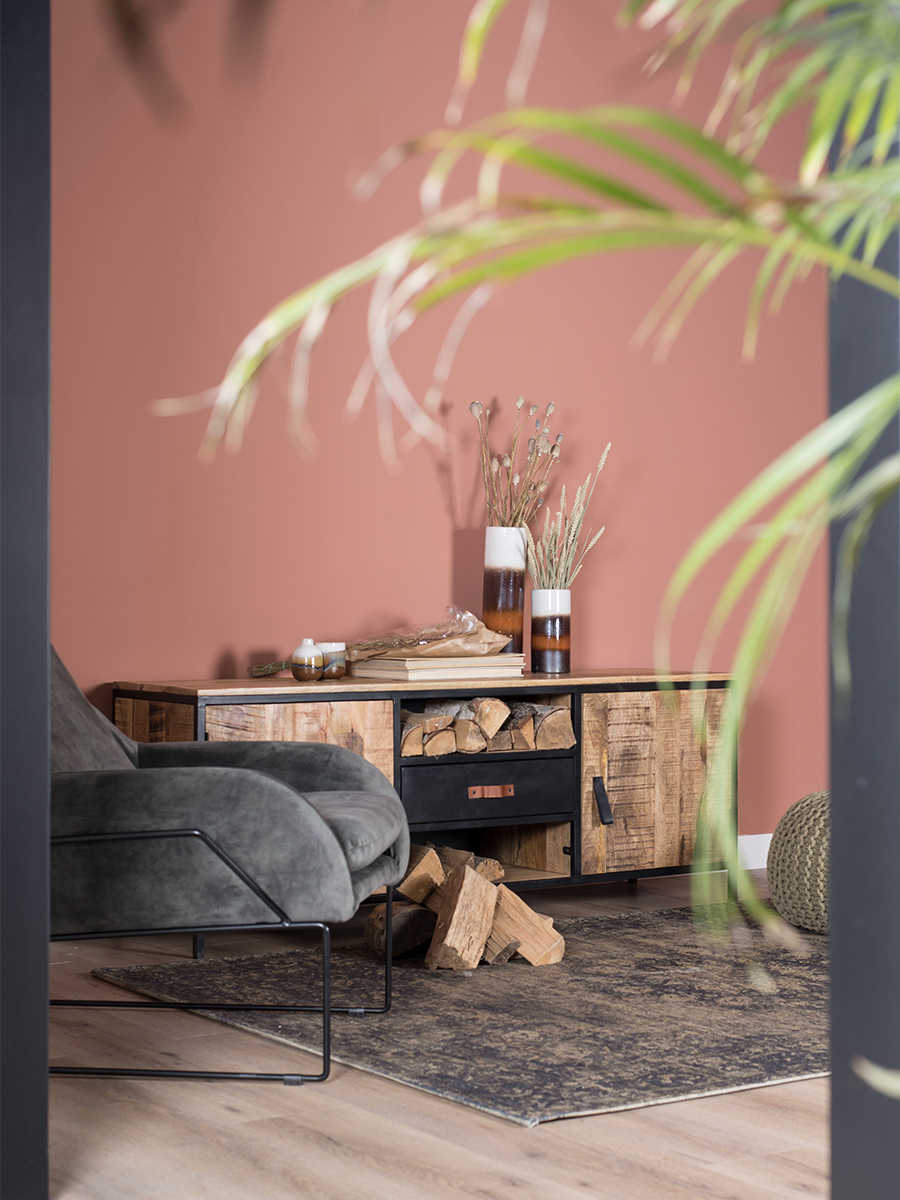 Vloerkleed Viola Green 200 x 200 cm