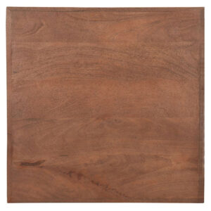 Tafelblad Horeca - Espresso Mangohout - 70 x 70 cm