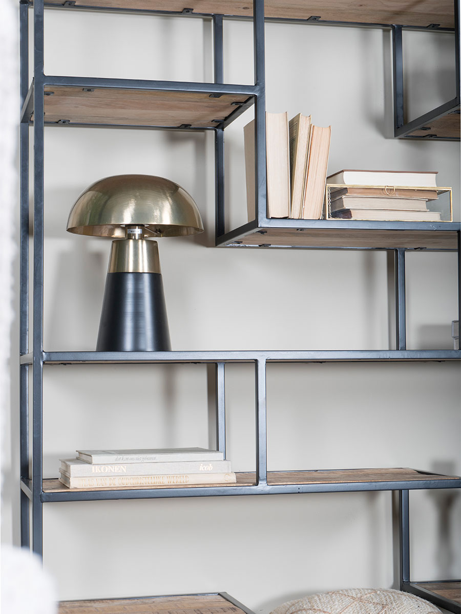 Vakkenkast Huub Hout 210 x 145 cm - Roomdivider