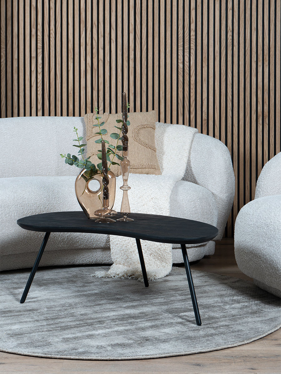 Vloerkleed Cos Taupe - Rond ø200 cm