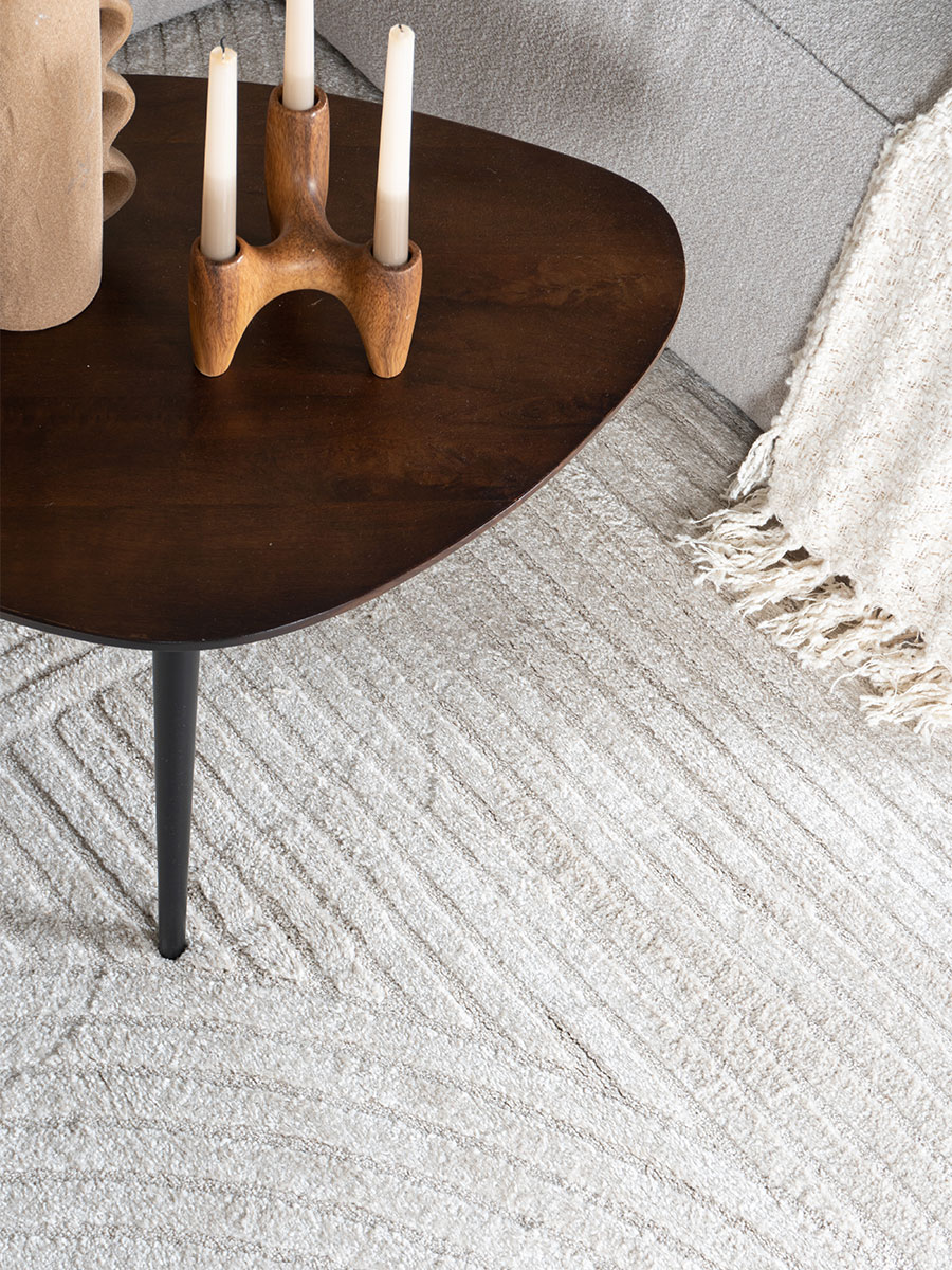 Vloerkleed Ella Beige 80 x 150 cm