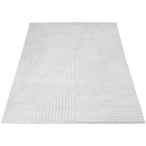 Vloerkleed Ella Cream 80 x 150 cm