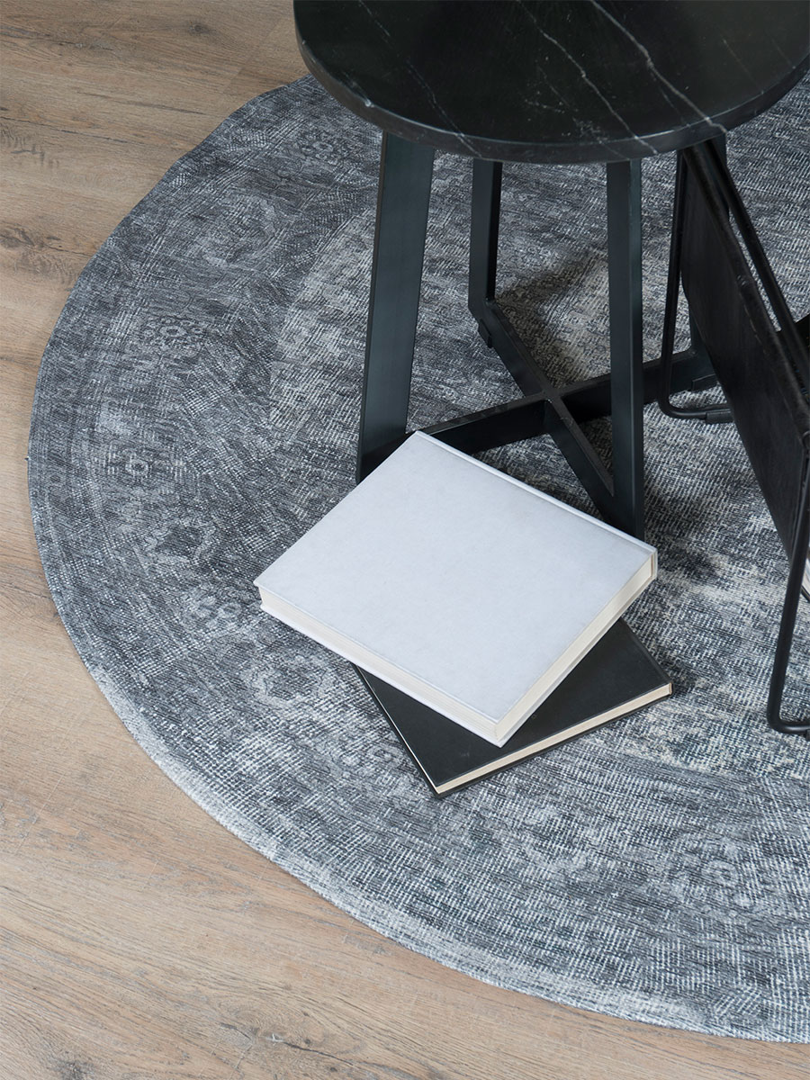 Vloerkleed Madel Rond Grijs ø200 cm