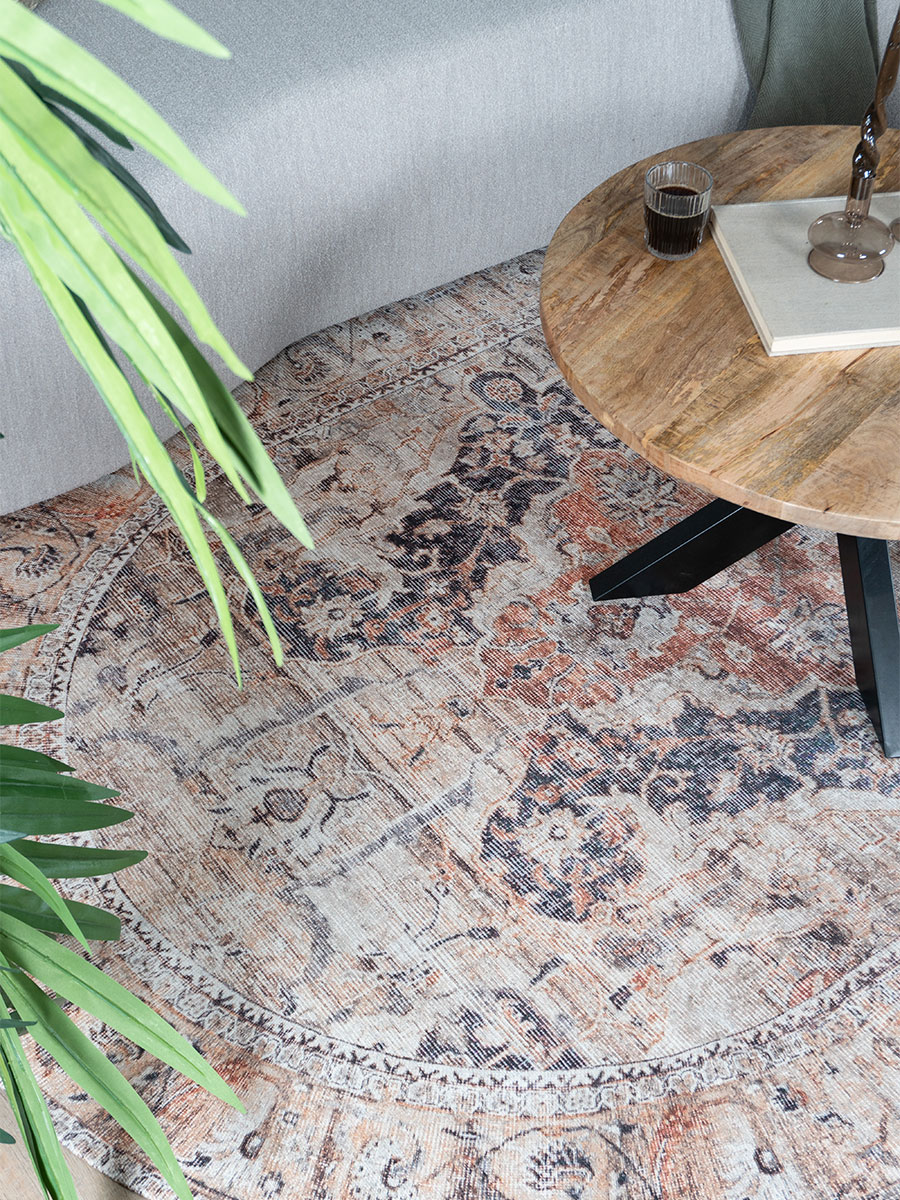 Vloerkleed Mahal Beige 00 - Ovaal 200 x 290 cm