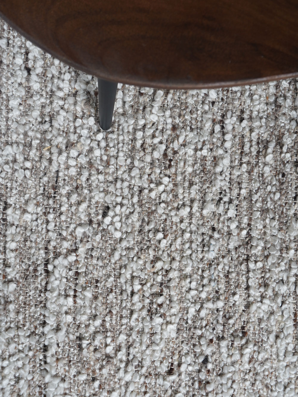 Vloerkleed Mica Naturel/Brown Rond ø200 cm