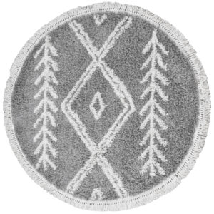 Vloerkleed Rabat Grey Rond ø80 cm