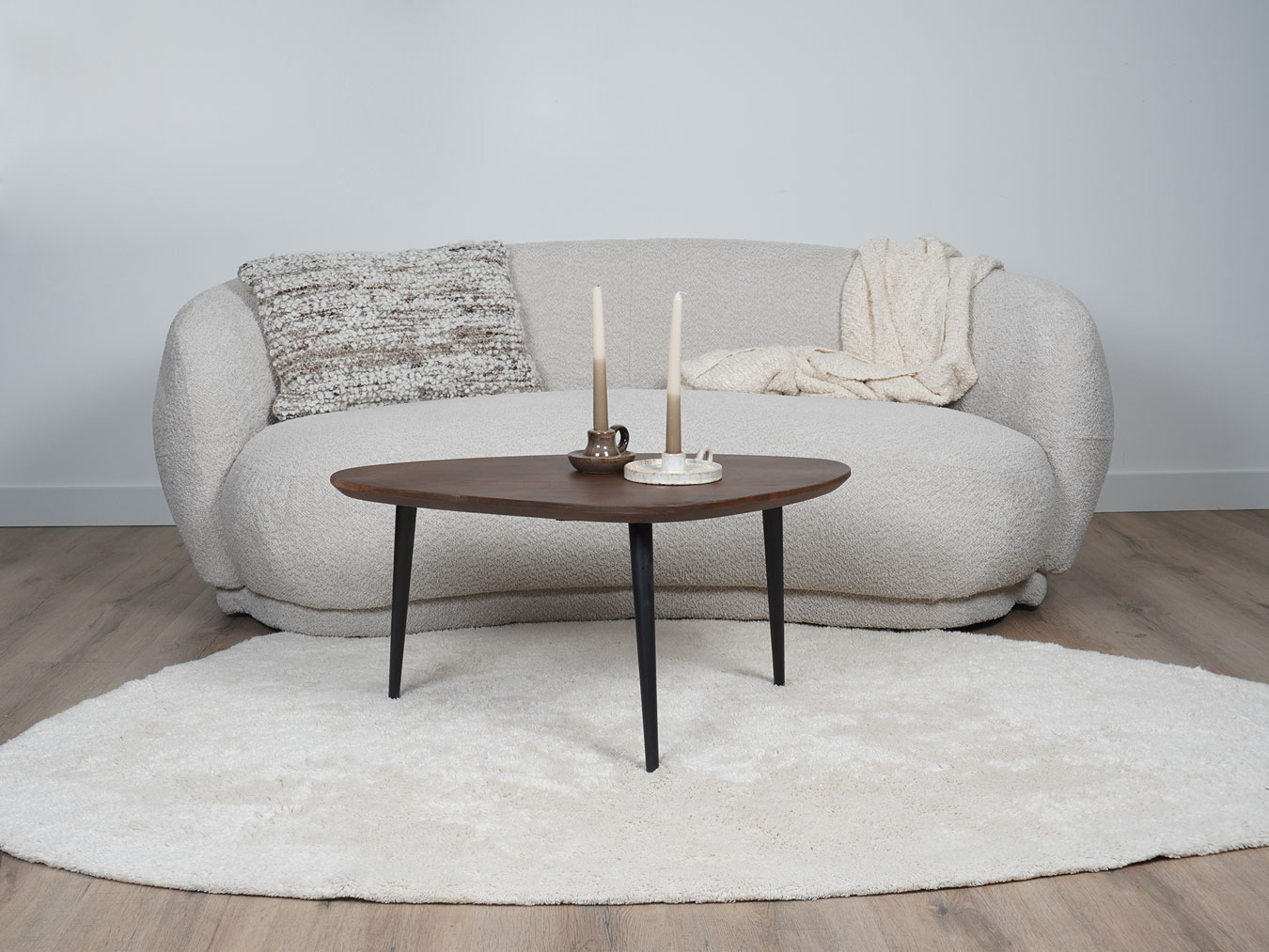 Wasbaar Vloerkleed Beach - Creme 160 x 230 cm