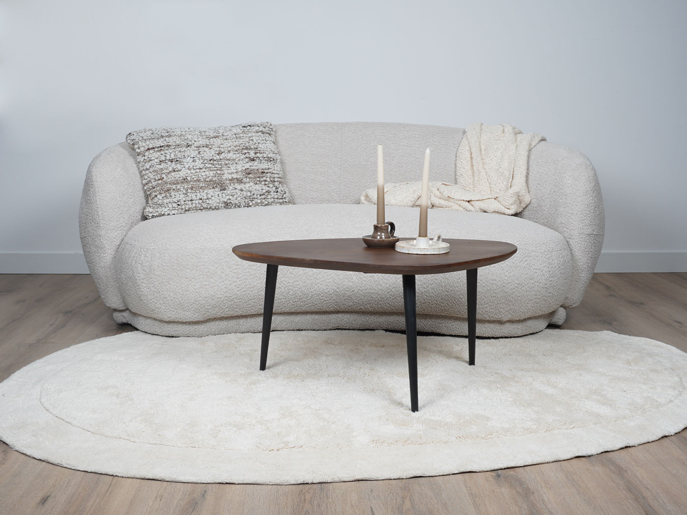 Wasbaar Vloerkleed Bodi - Natural 160 x 230 cm