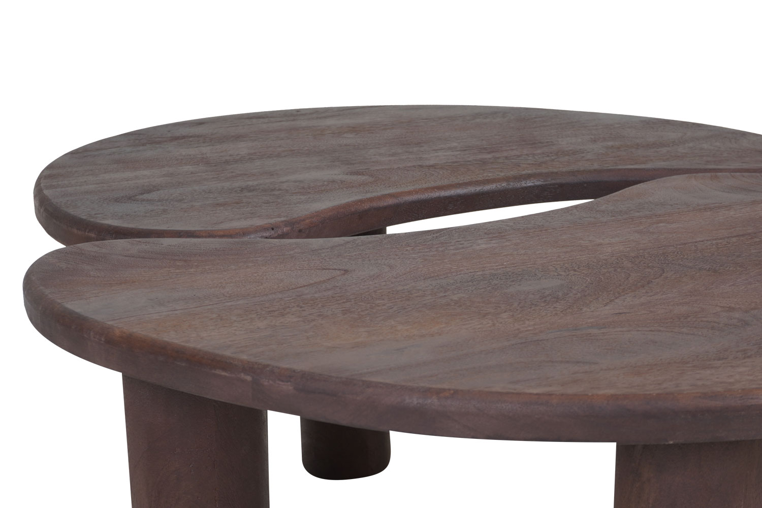 Salontafel Lina - Espresso Mangohout - Set van 2