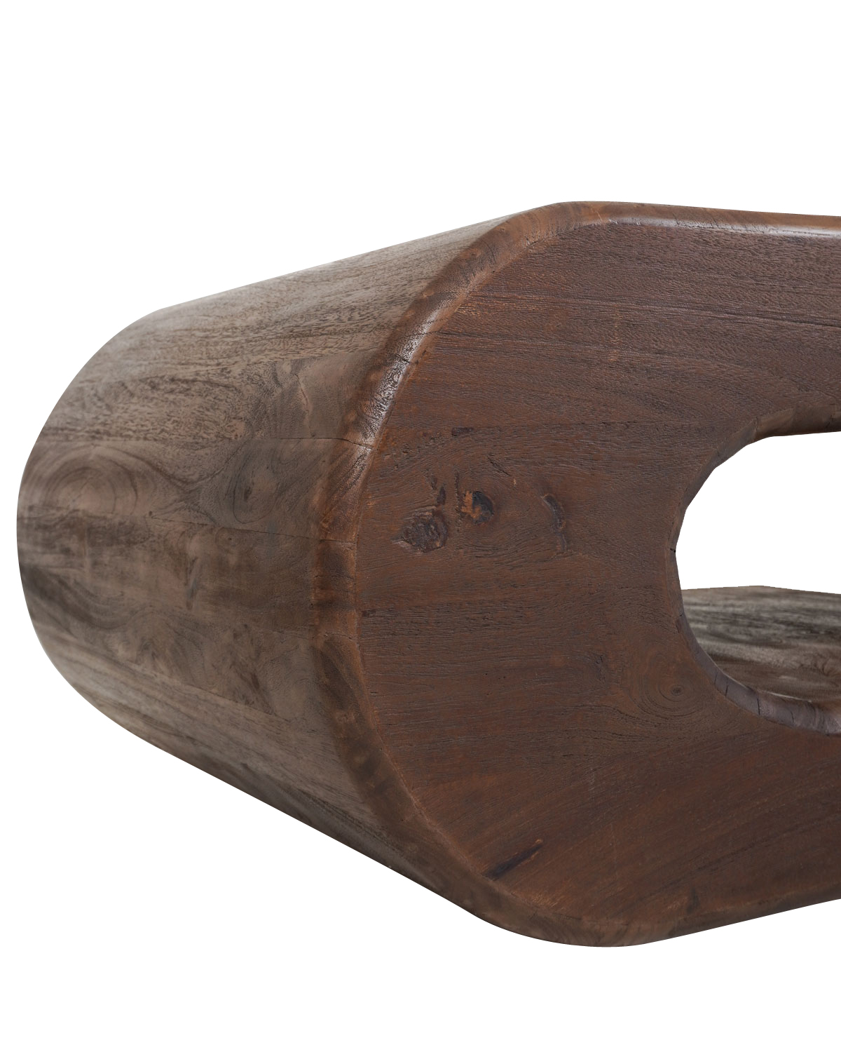 Salontafel Maan - Espresso Mangohout - 110 x 60 cm