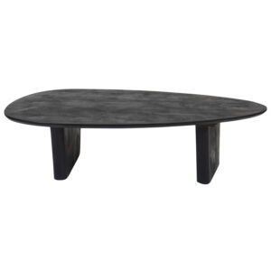 Salontafel Rudo 135 x 75 cm - Zwart Mangohout