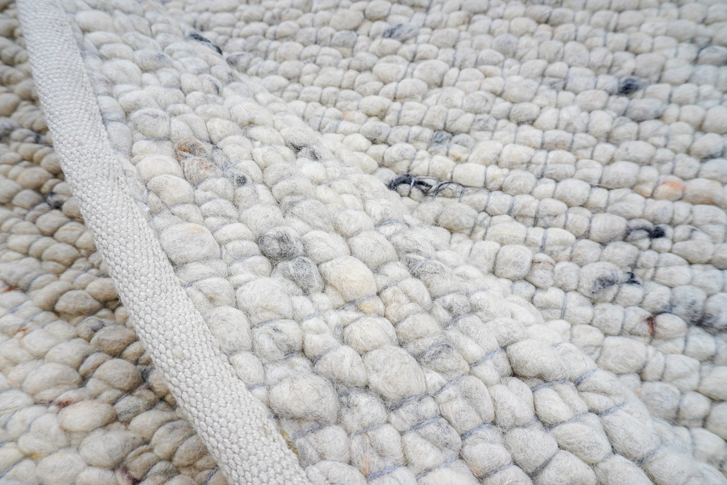 Vloerkleed Steve Licht Grijs Rond ø200 cm