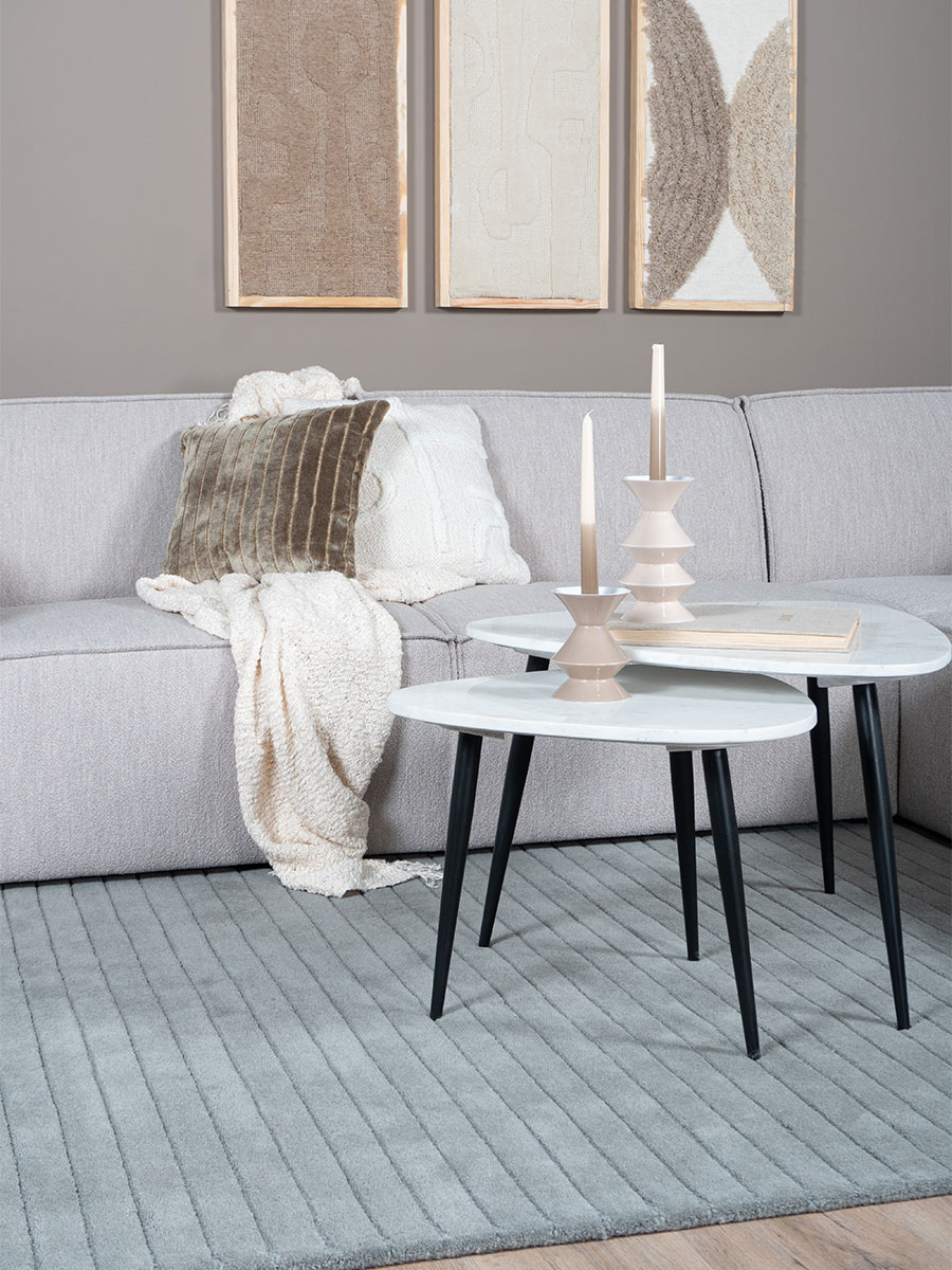 Salontafel Milou - Marmer - Set van 2 Groot