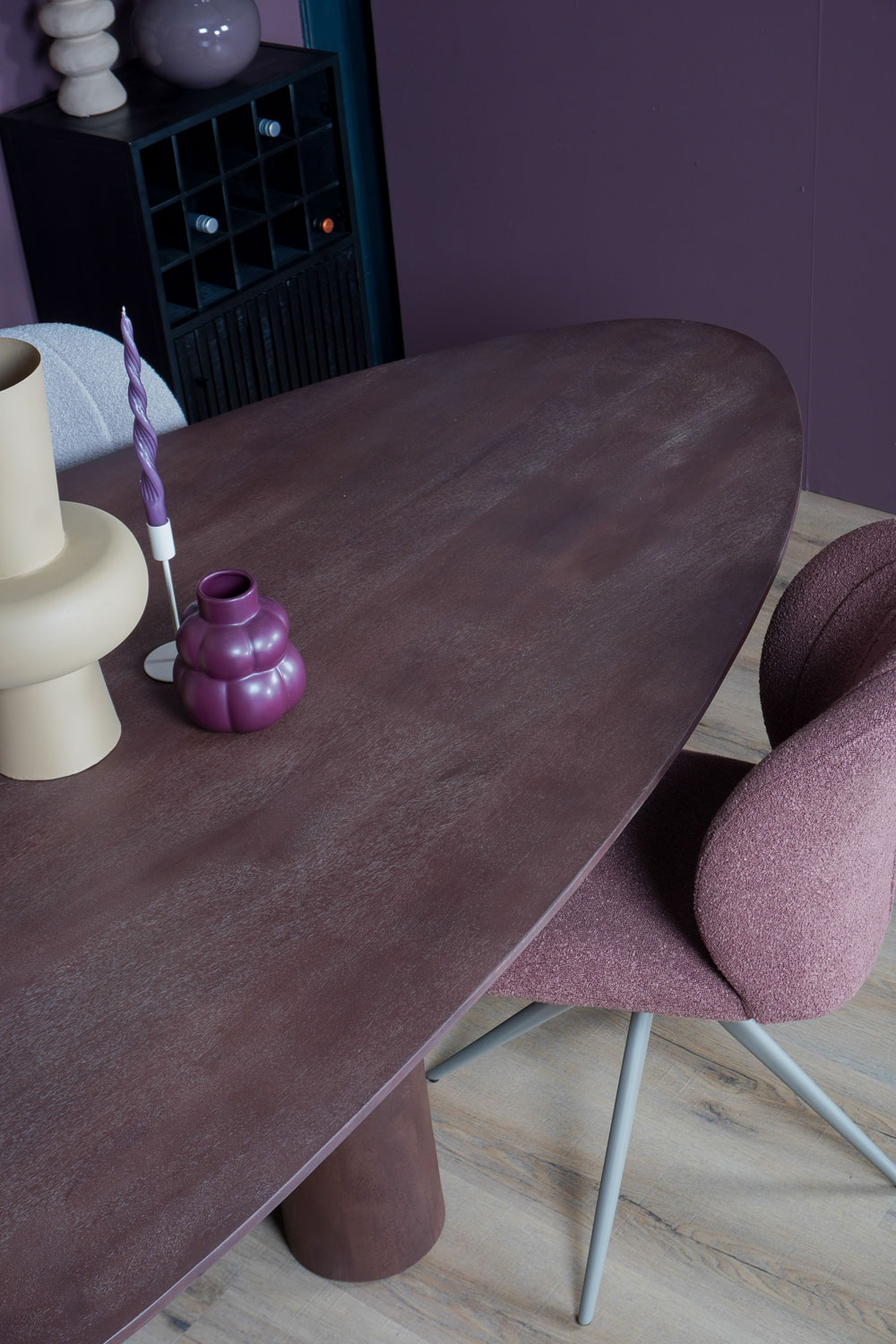 Eettafel Amir 240 x 120 cm - Espresso Mangohout