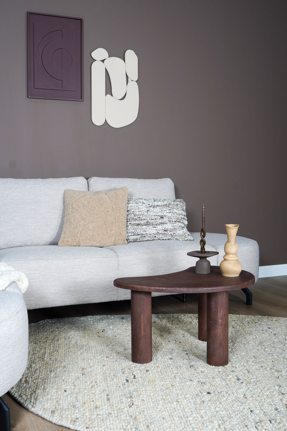 Vloerkleed Stone Beige 215 - Kiezelvormig 200 x 280 cm