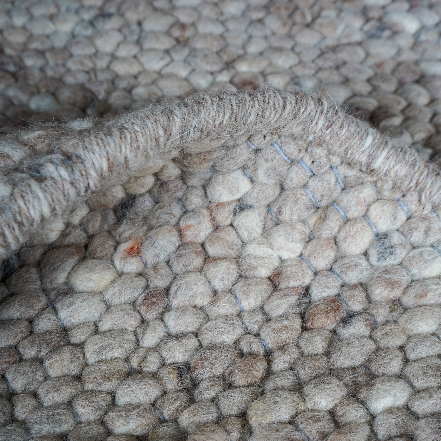 Vloerkleed Stone Donker Beige 417 - Kiezelvormig 200 x 280 cm