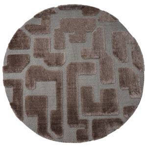 Vloerkleed Liana Bruin Rond ø160 cm