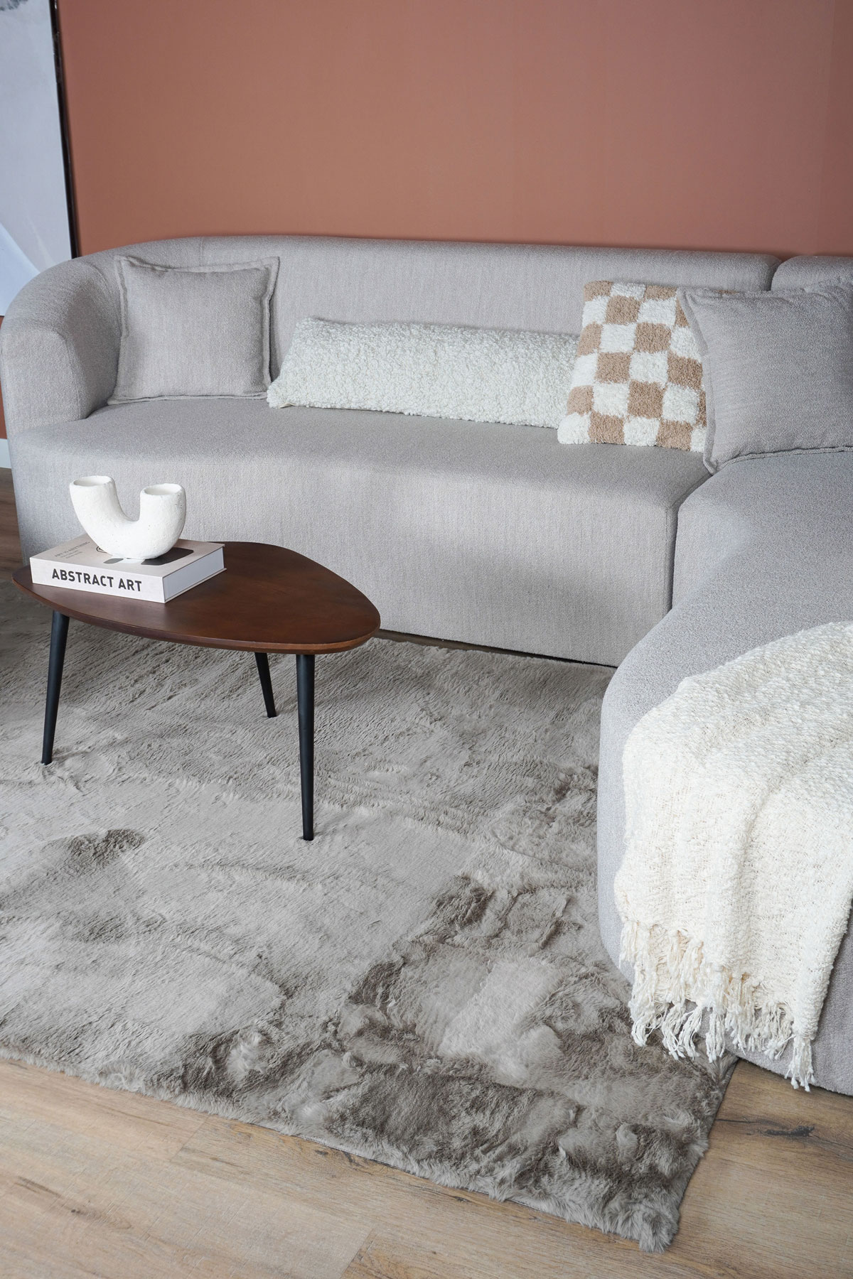 Vloerkleed Velluto Toffee - 230 x 330 cm