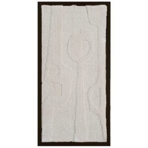 Wanddecoratie Devin Naturel - Wool Hanging 40 x 80 cm