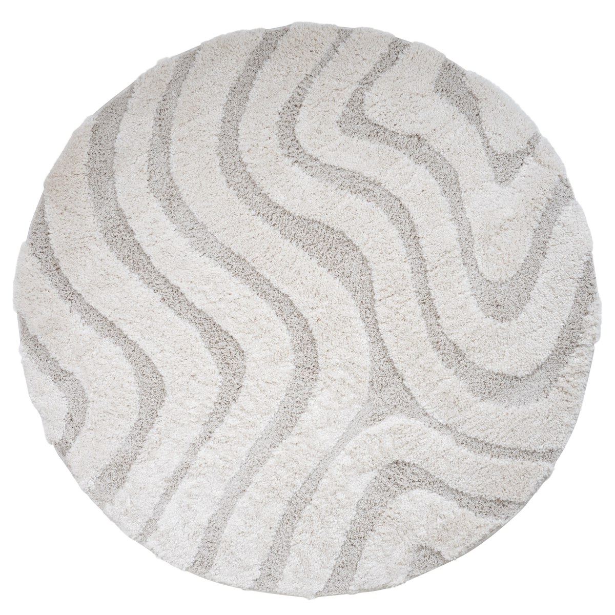 Vloerkleed Isa Creme Rond