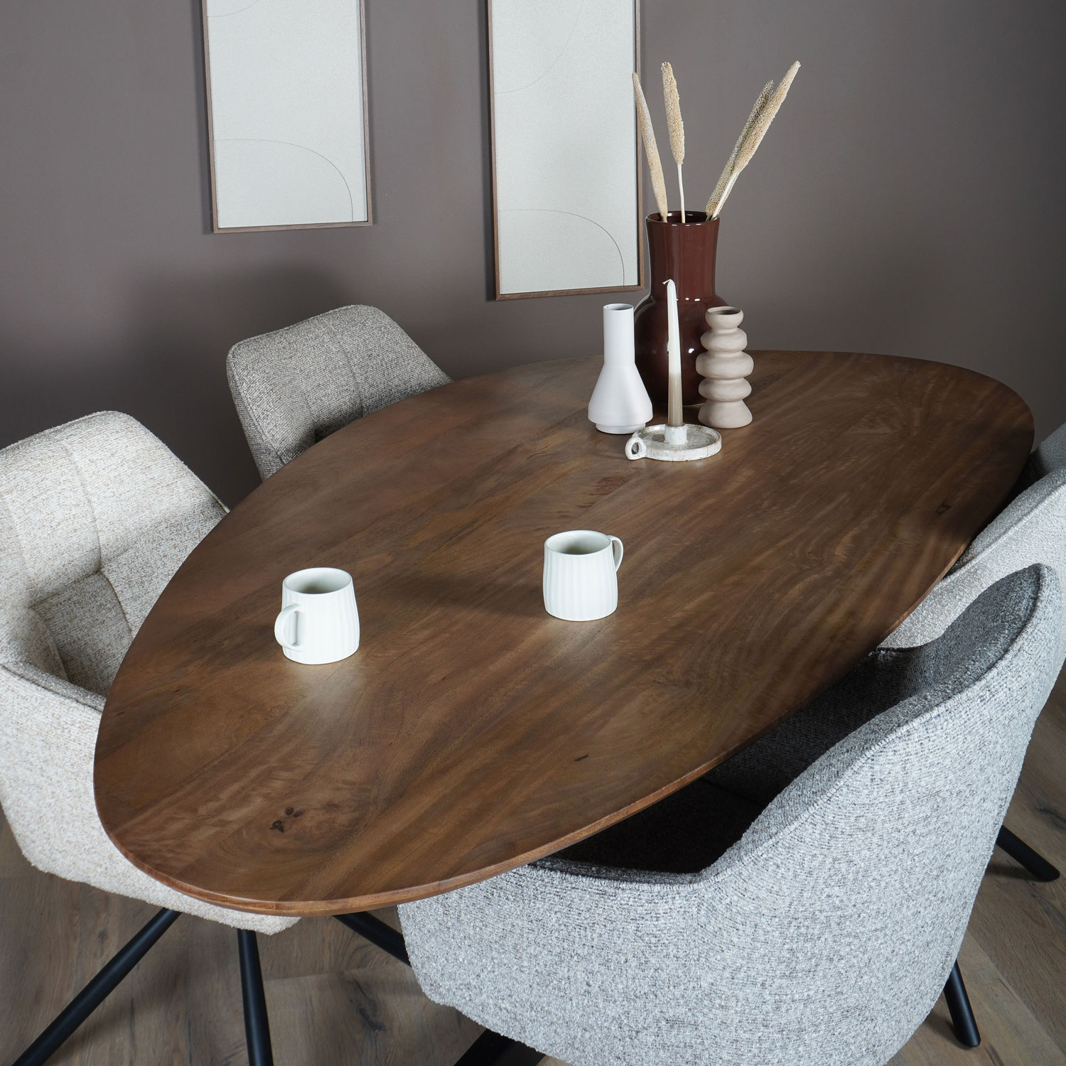 Eettafel Ray 240 x 100 cm - Mangohout